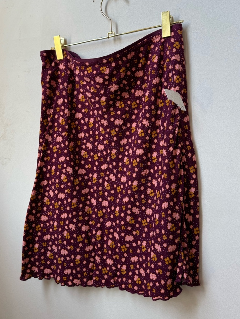 Free People Floral Low Rise Mini Skirt Size 4